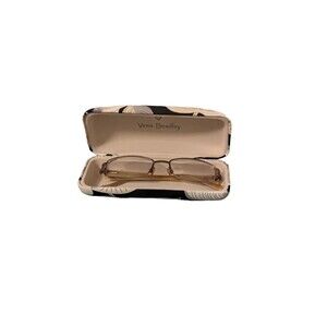 Vera Bradley Floral Eye Glasses Frames With Matching Hard Shell Case Glasses EUC